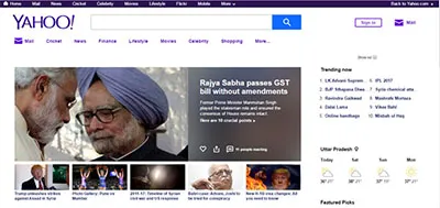 Yahoo India homepage gets a new look - MxMIndia