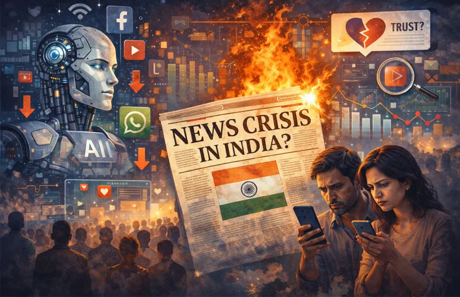India's News Industry in 2026: The Great Unbundling Has Already Begun - MxMIndia